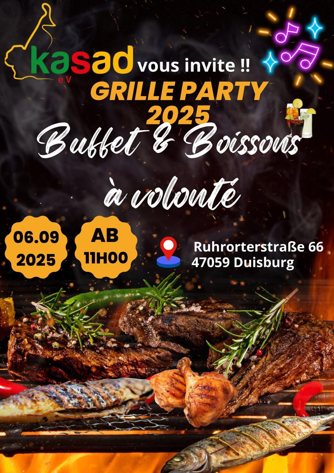 Grillades du 06/09/2025